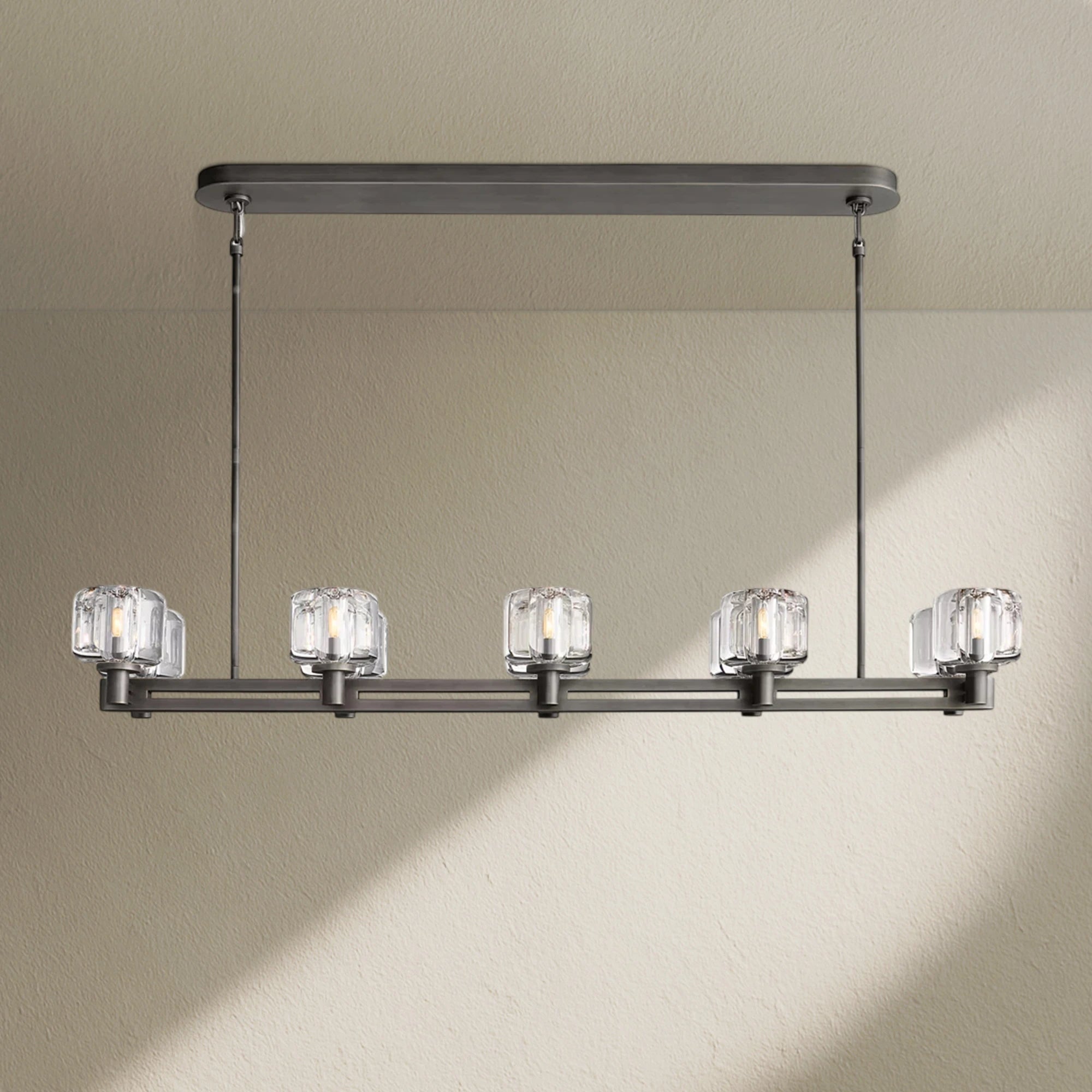 Deamafz Double Linear Chandelier 54"72"