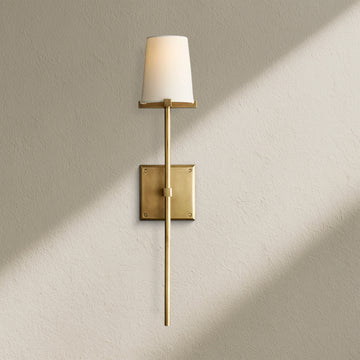 PAFZ Fabric Shade Torch Sconce