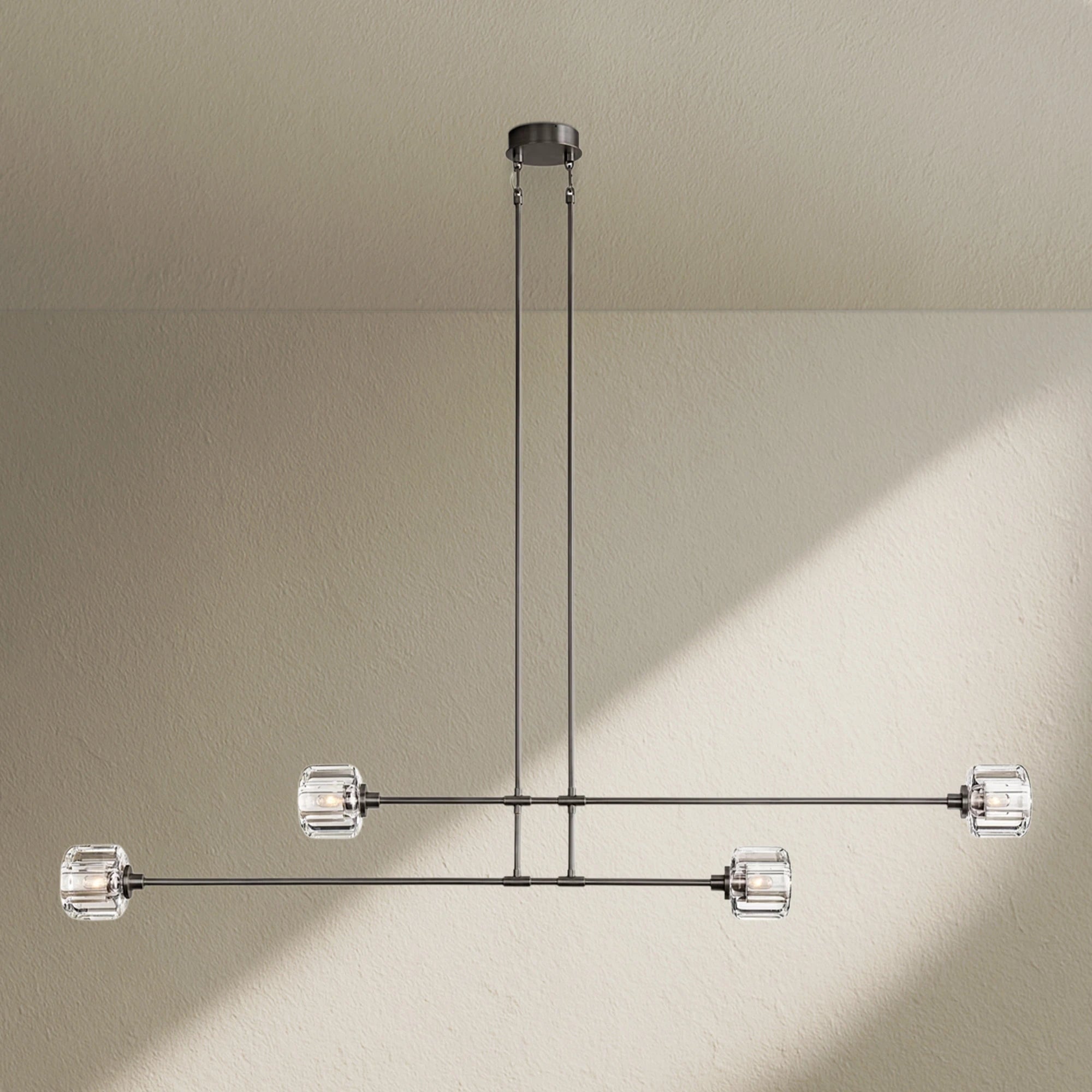 Deamafz Mobile Linear Chandelier 54" 72"