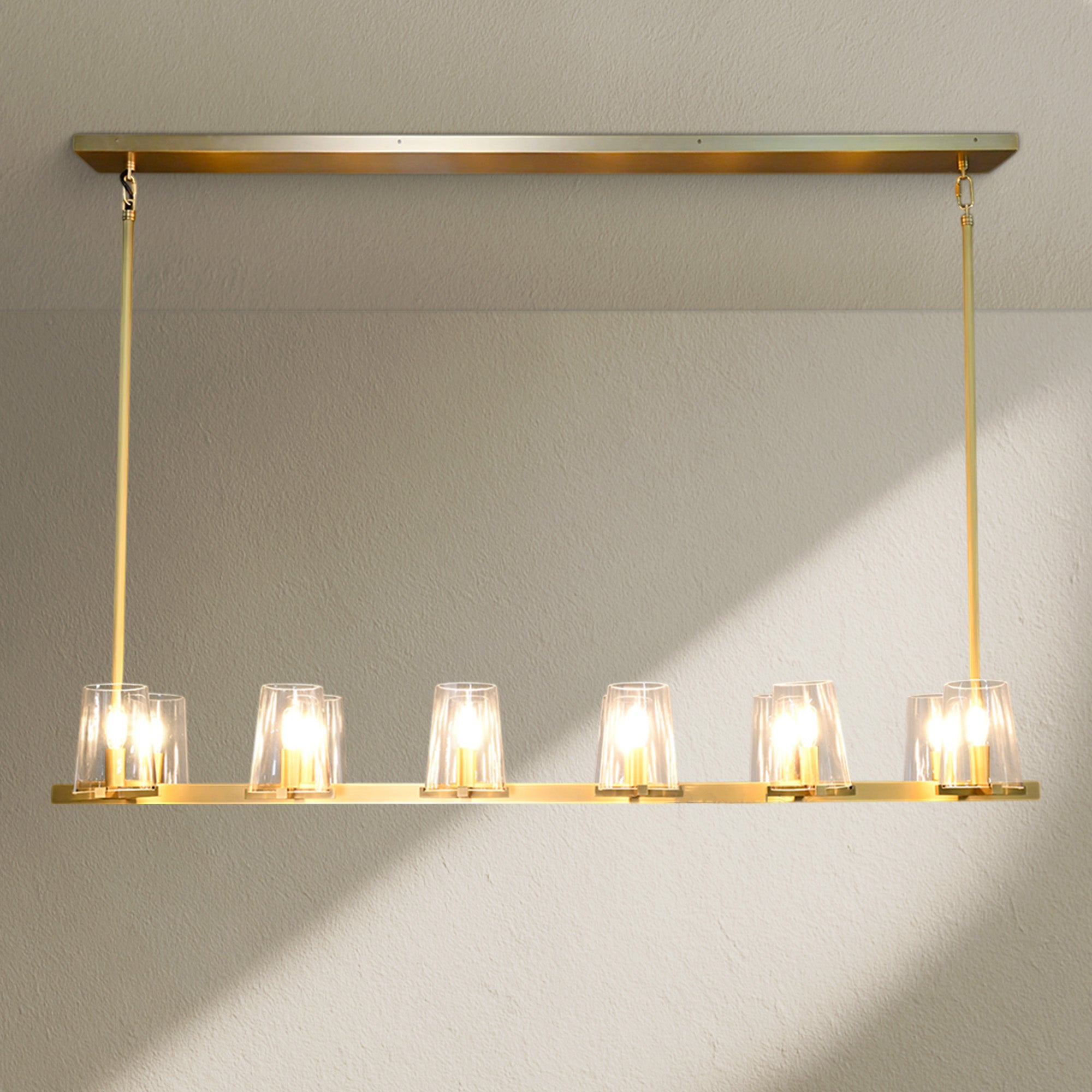 PAFZ Modern Linear Chandelier 49"60"