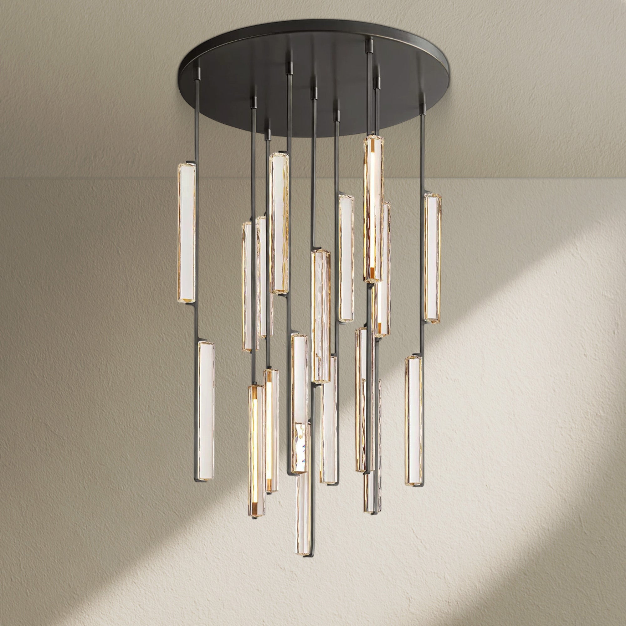 Aufz Crystal Round Chandelier