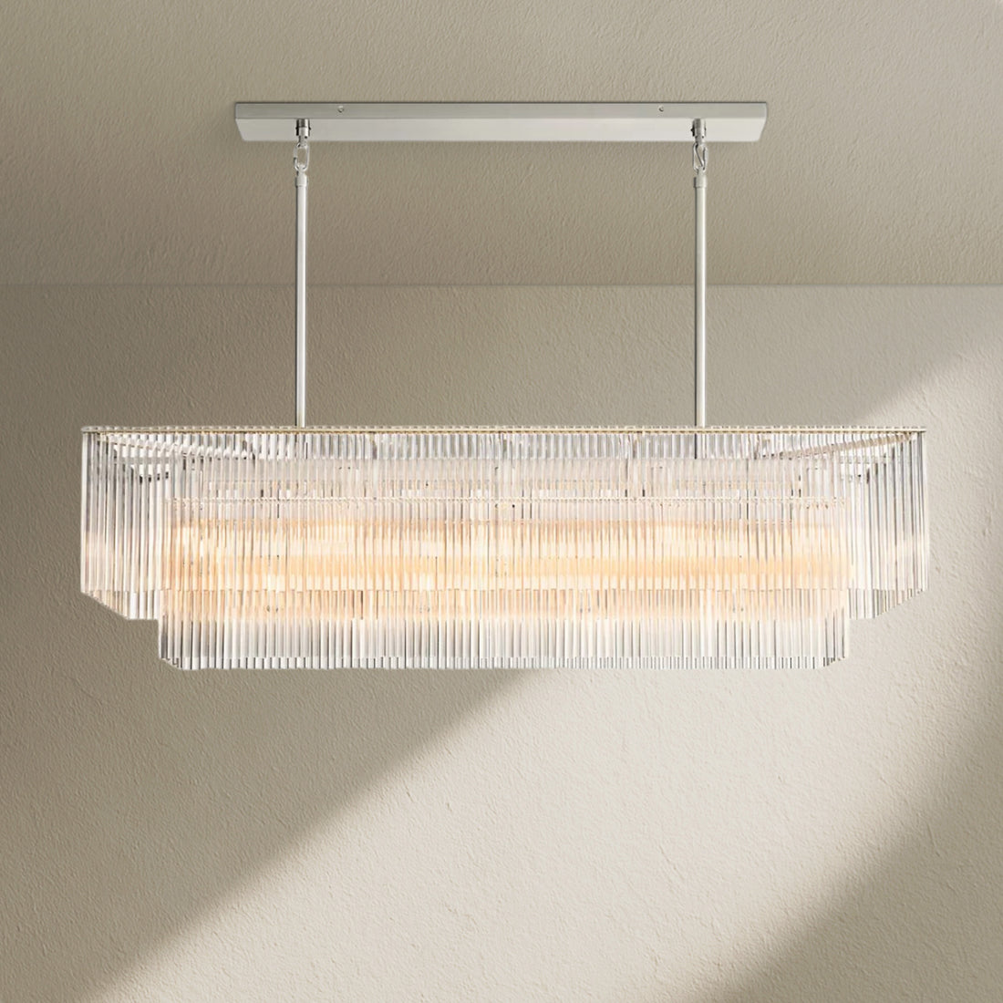 Amfz Rectangular Chandelier 54"