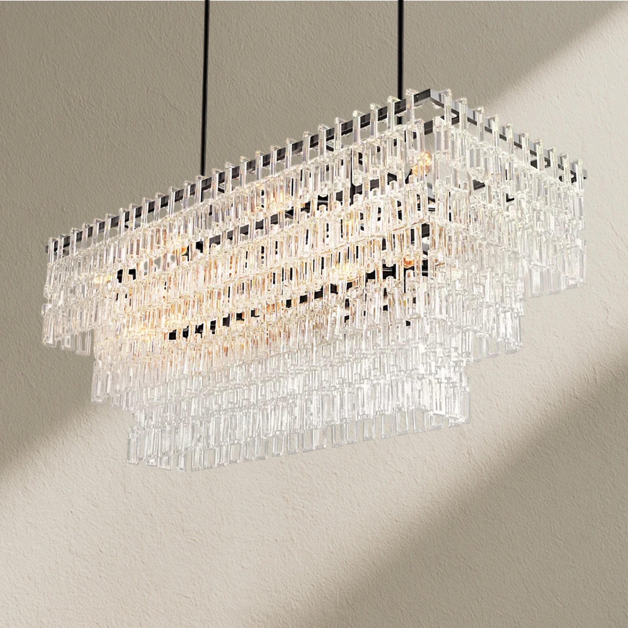 Marifz Multi-Tier Rectangular Chandelier 60" 72"
