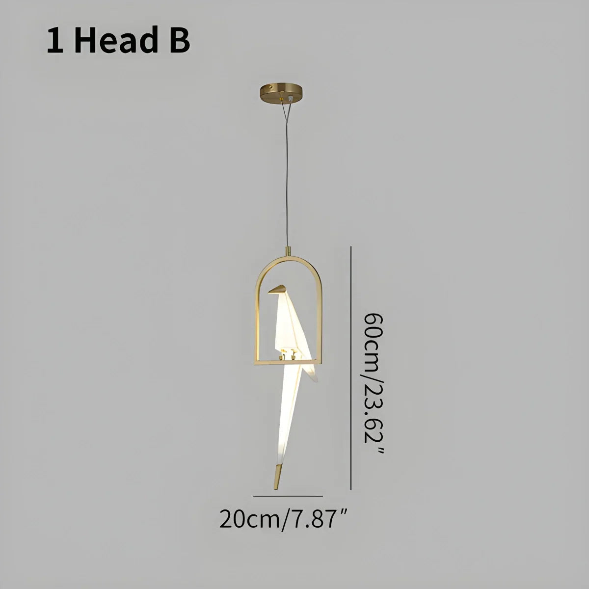 Joyfuzzy Paper Crane Bird Chandelier for Dining Room