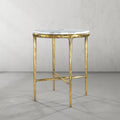 Thaddeus Marble Round Side Table 18