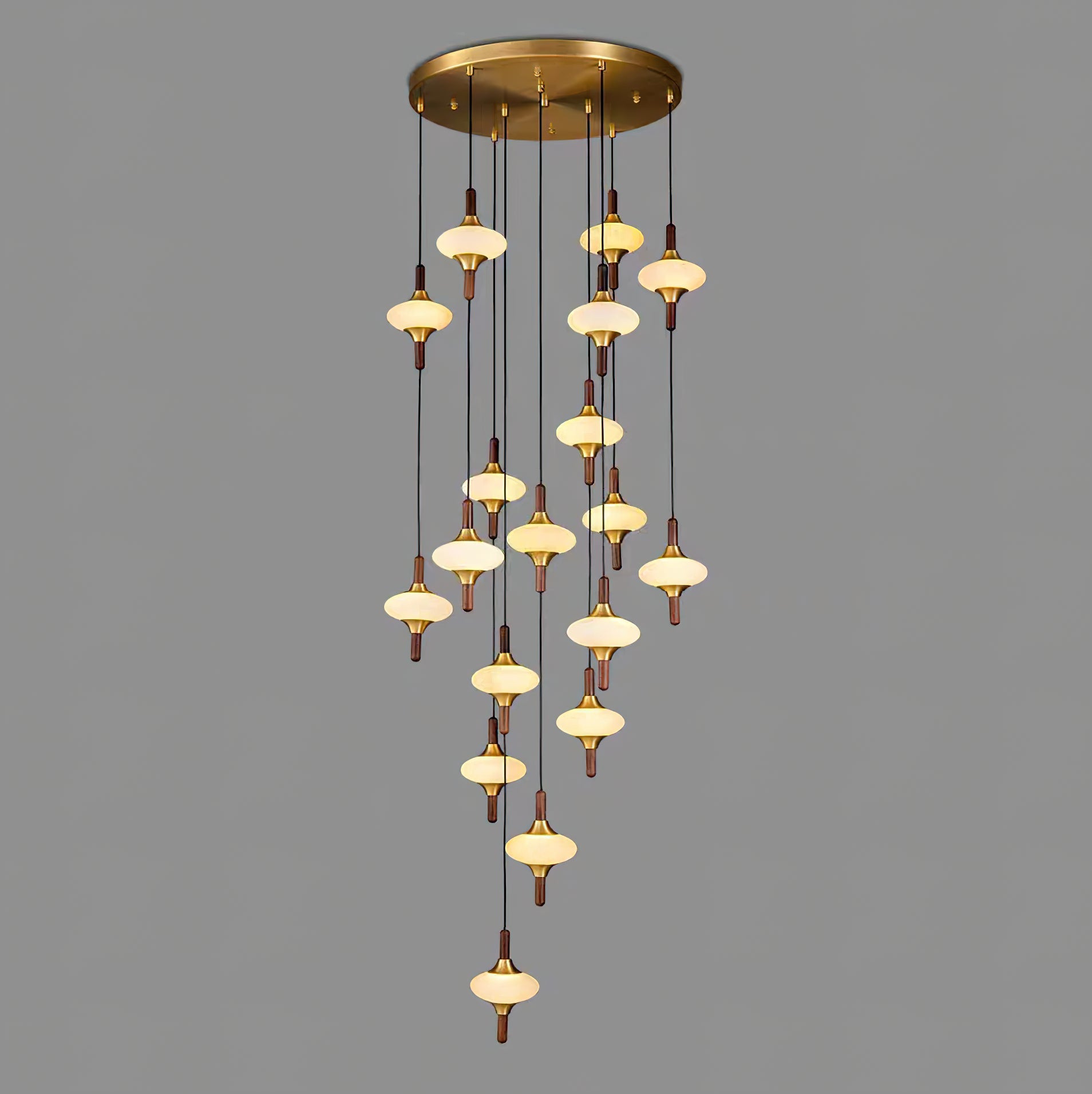 Cascade Spindle Chandelier