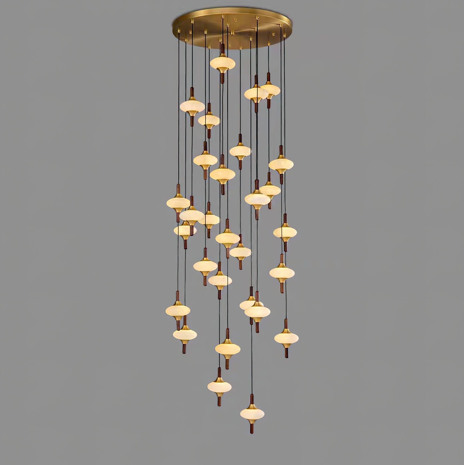 Cascade Spindle Chandelier