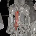 24 Lights Premium Crystal Chandelier with Lampshades - Joyfuzzy