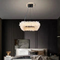 24'' Square Modern Geode Quartz Crystal Chandelier - Joyfuzzy