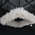 24'' Square Modern Geode Quartz Crystal Chandelier - Joyfuzzy