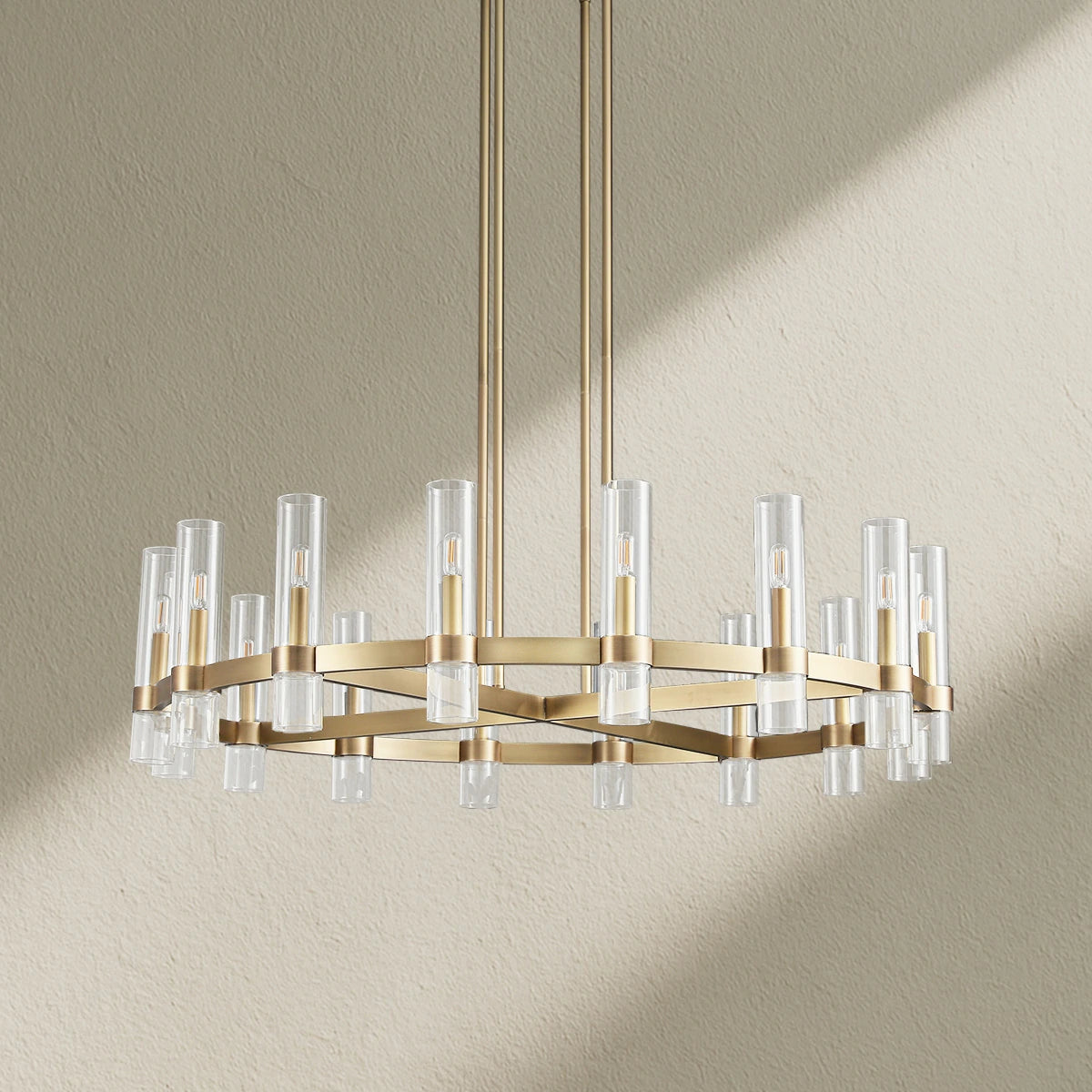 Lavefz Round Chandelier 48"