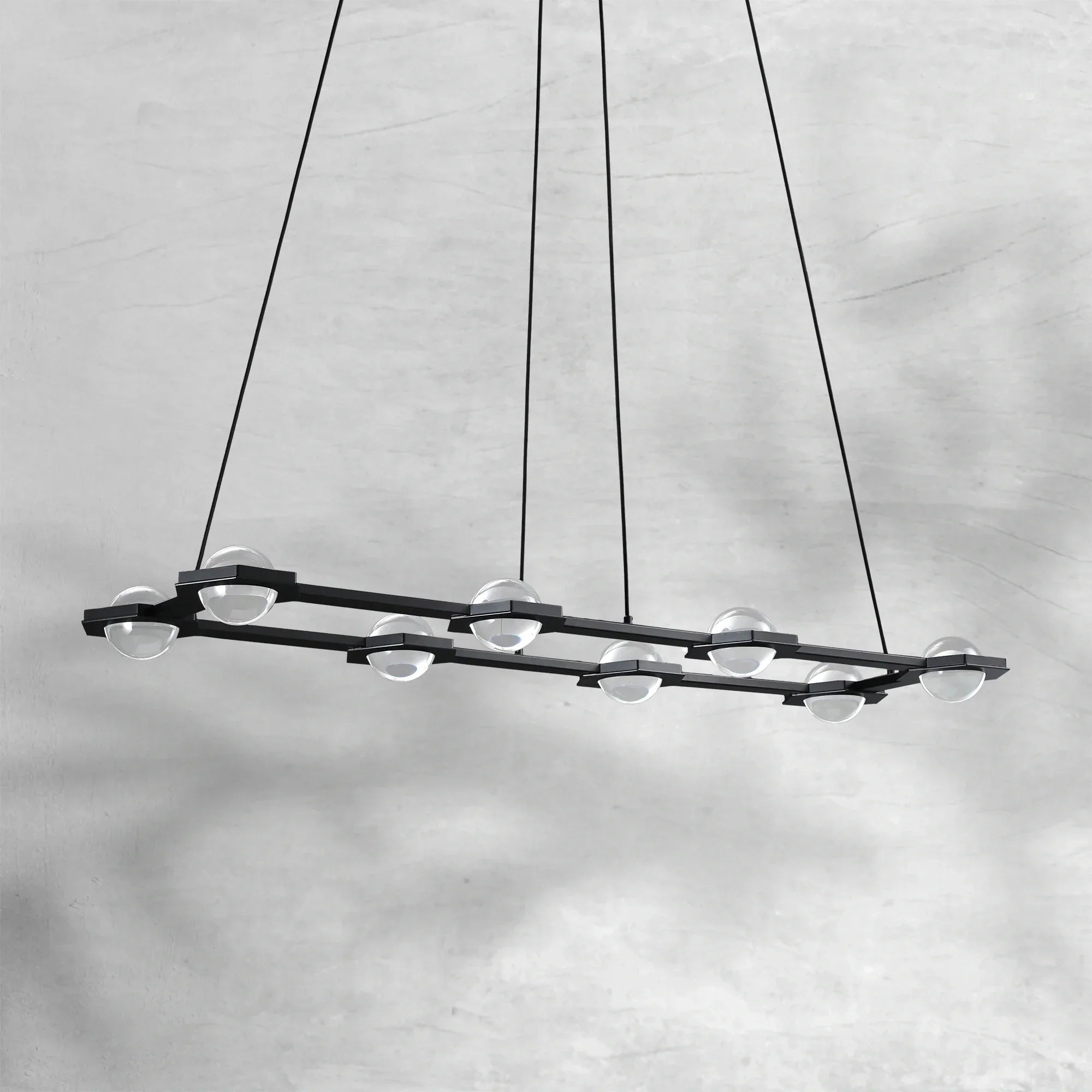 ECLFZ Rectangular Chandelier 54"72"