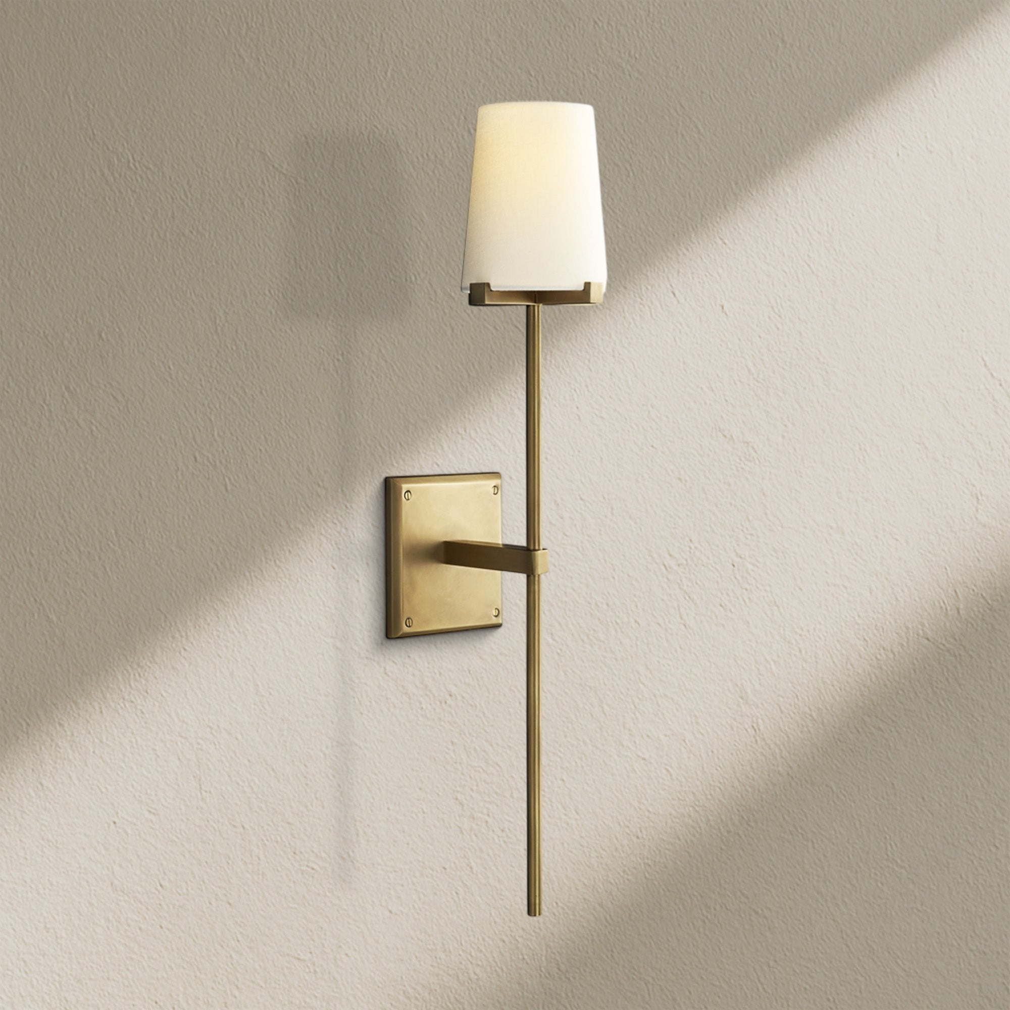 PAFZ Fabric Shade Torch Sconce