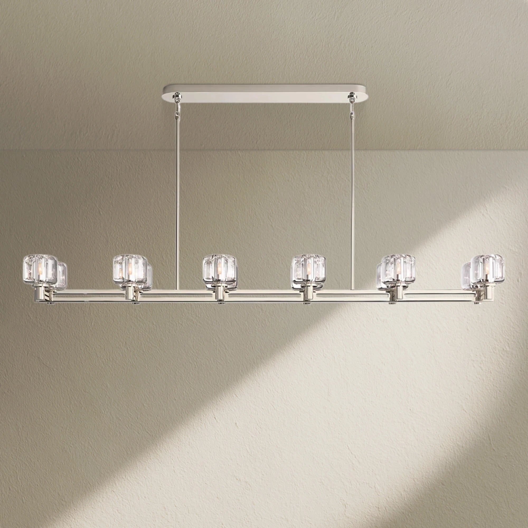 Deamafz Double Linear Chandelier 54"72"