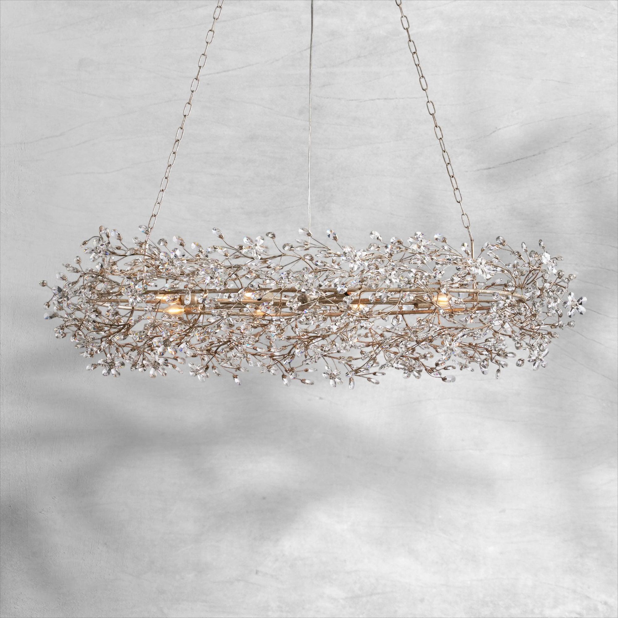 Fiore Oval Chandelier 62''74''