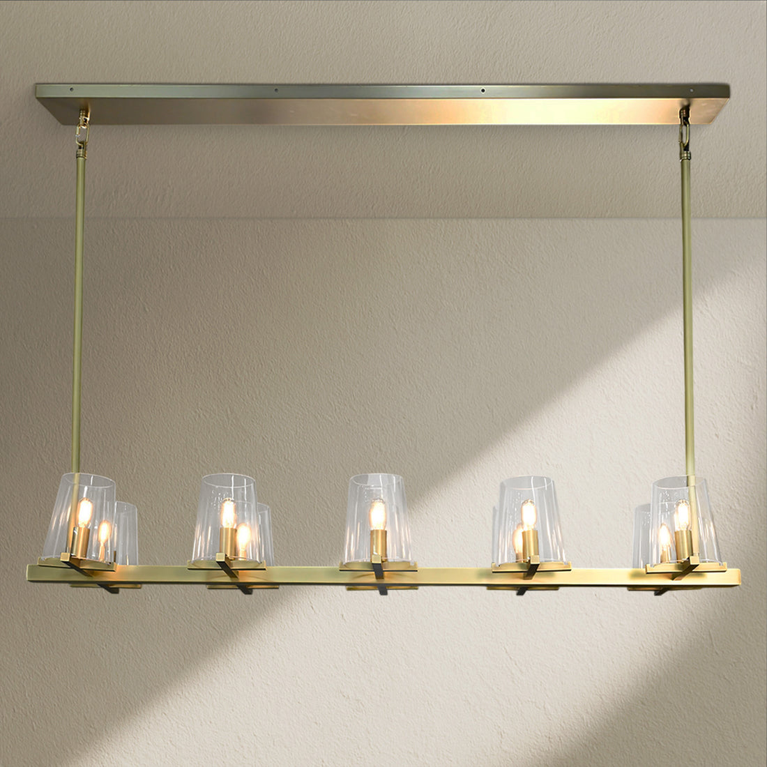 PAFZ Modern Linear Chandelier 49"60"