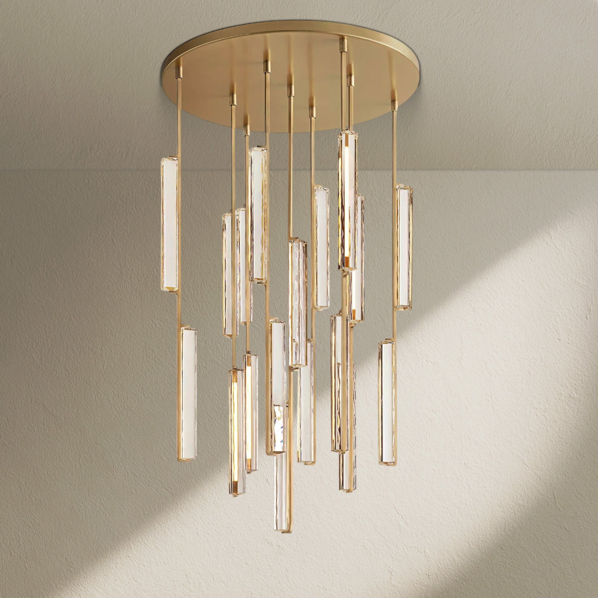 Aufz Crystal Round Chandelier