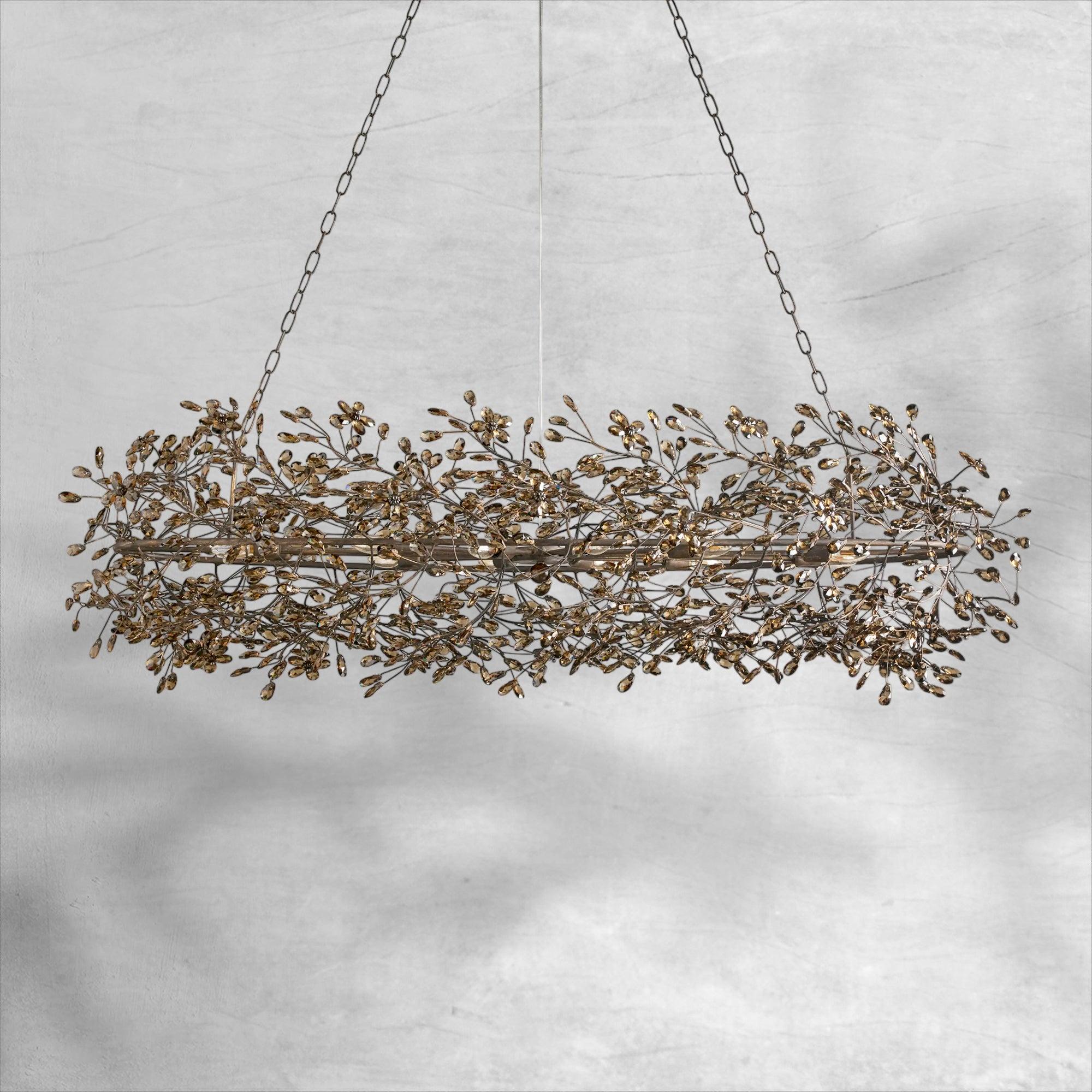 Fiore Oval Chandelier 62''74''