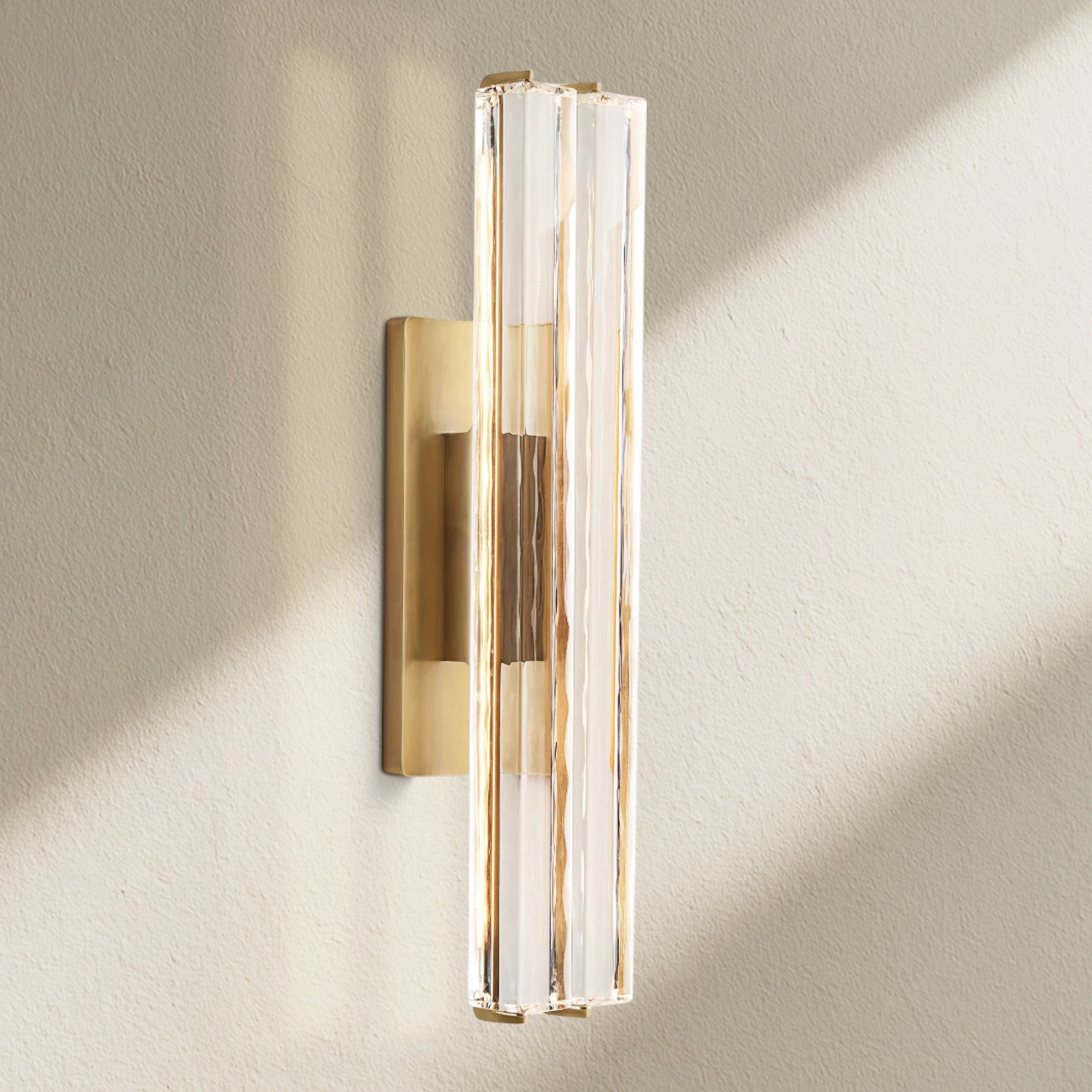 Aufz Crystal Double Sconce