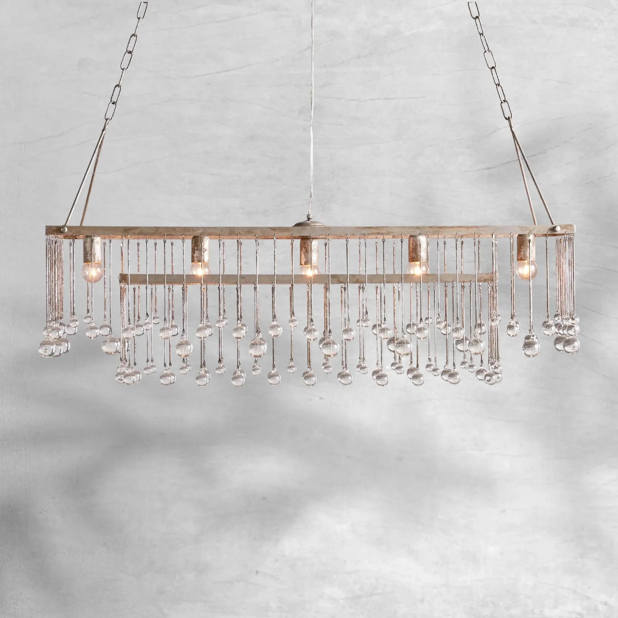 Aubrey Rectangular Chandelier 47''60''