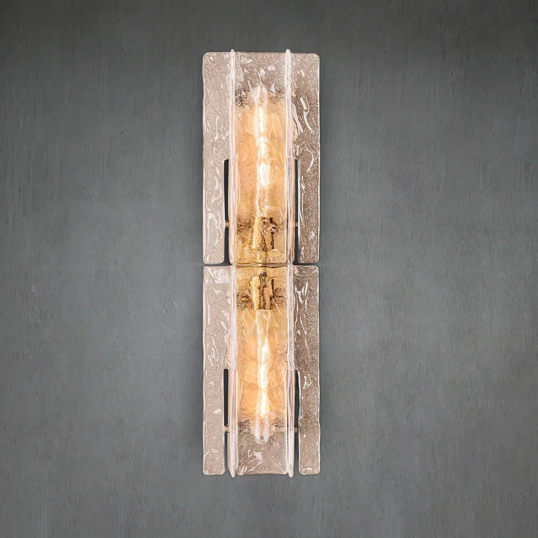 Lafz Smoke Glass Sconce 30"