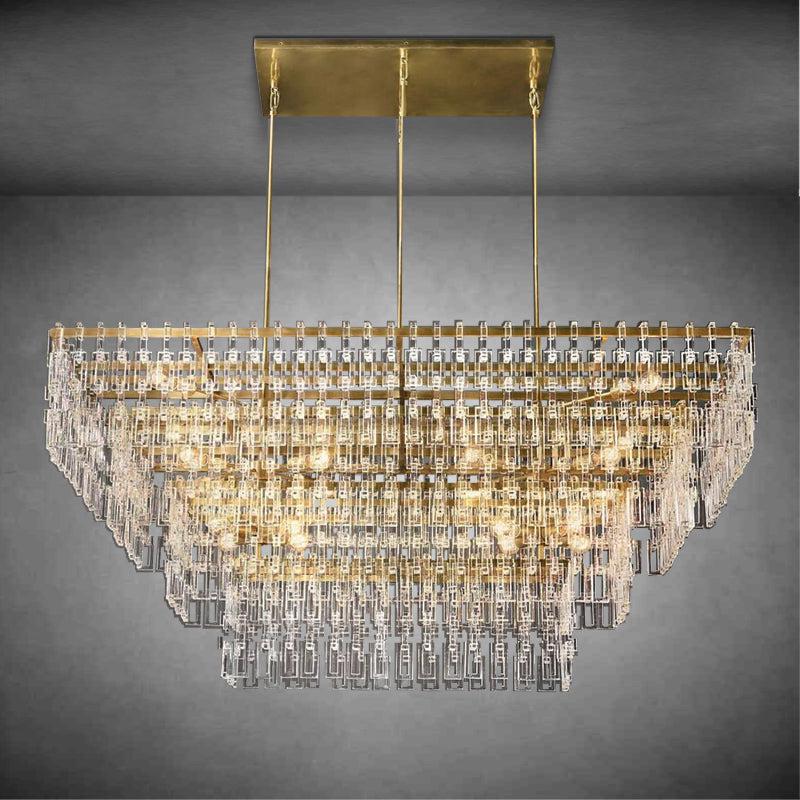 Marigan Multi-Tier Rectangular Chandelier 60″ 72″