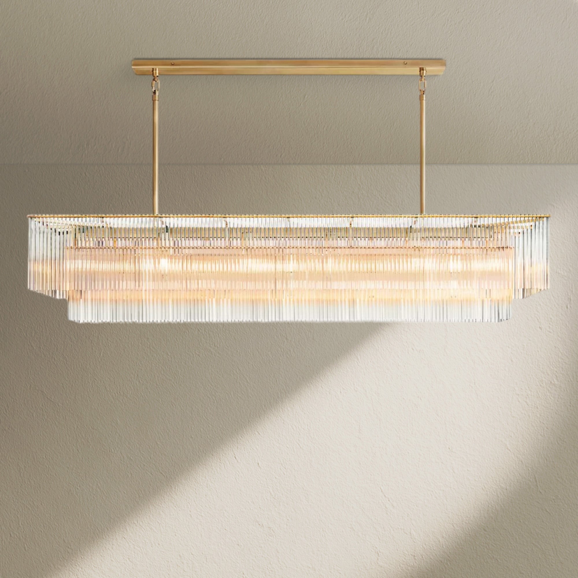 Amfz Rectangular Chandelier 72"