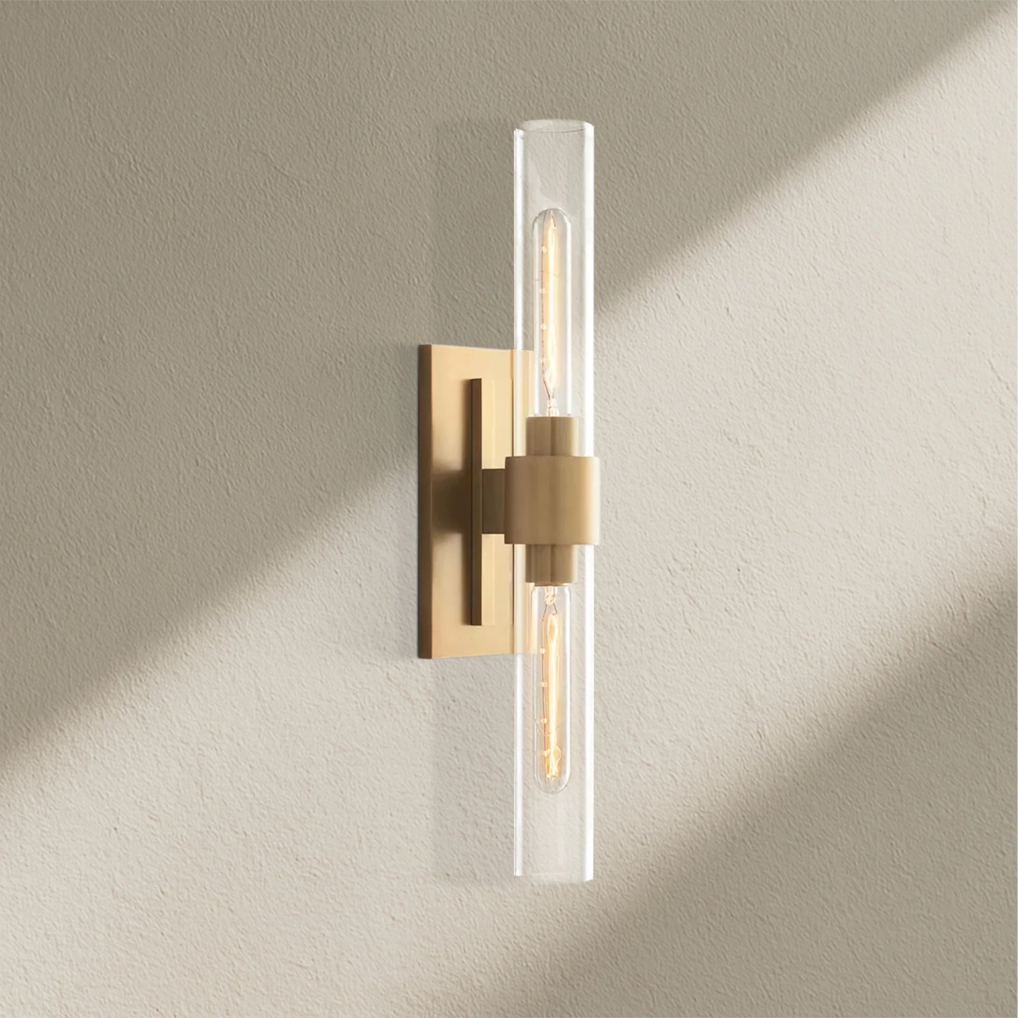 Lavefz Glass Linear Wall Sconce