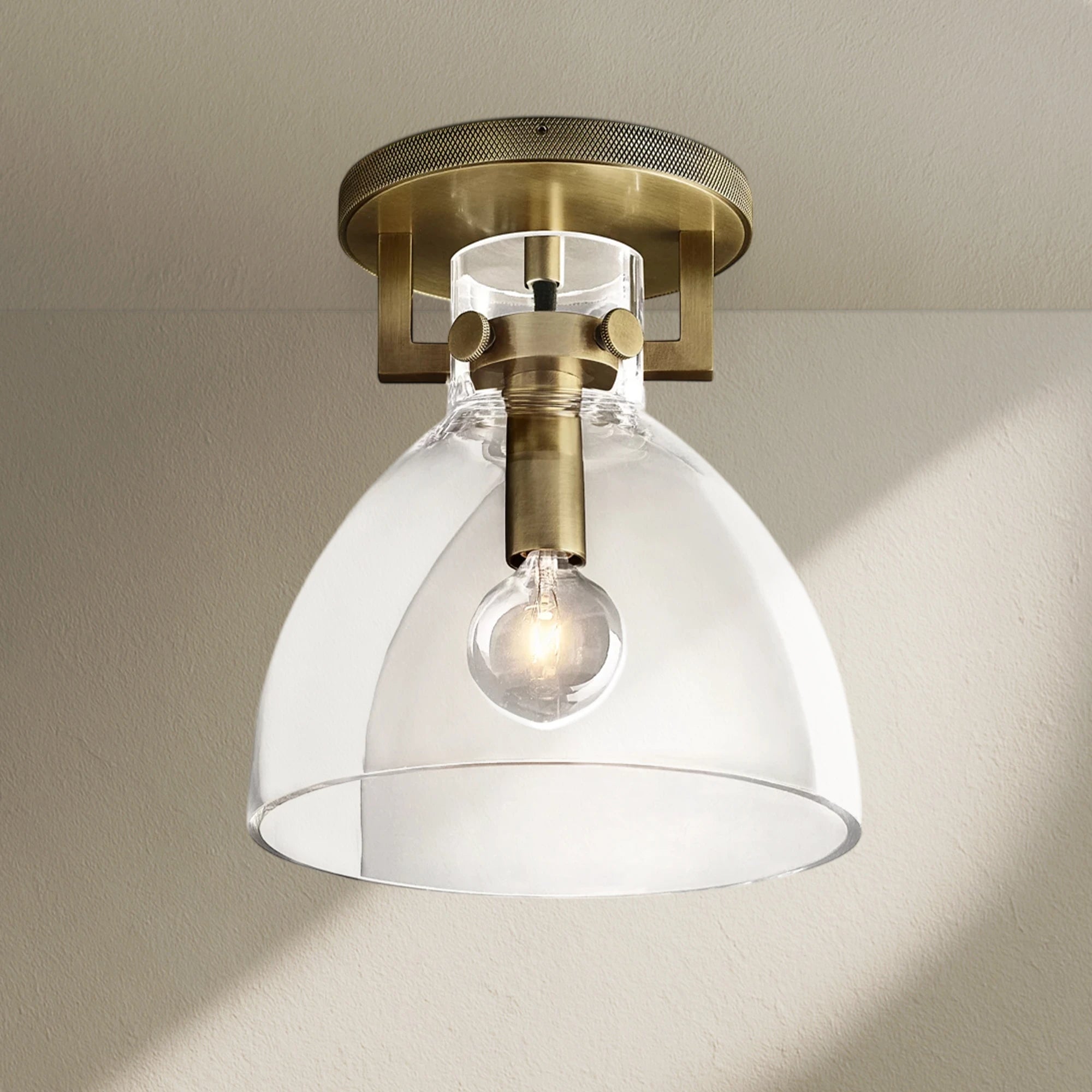 MACFZ Glass Cloche Flushmount