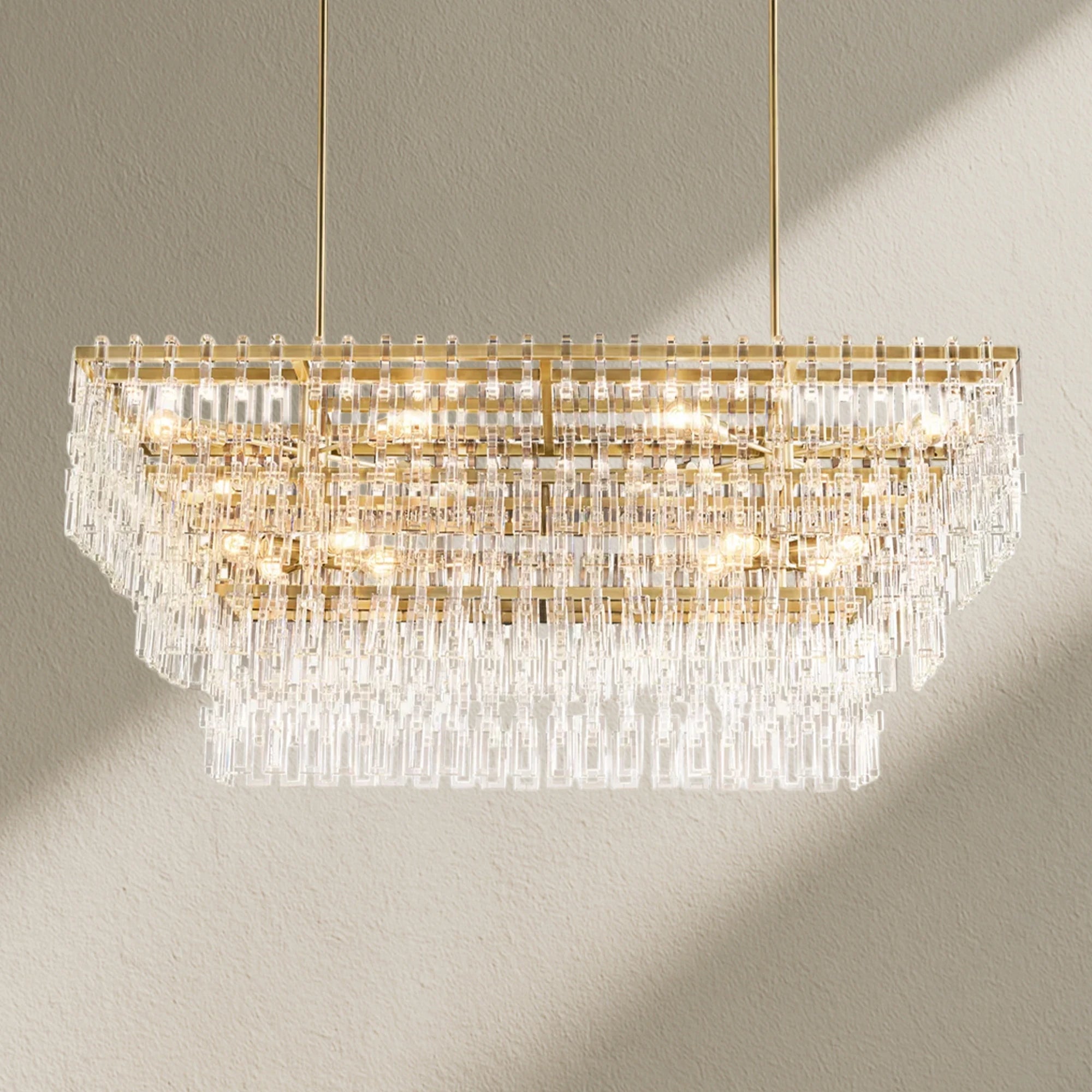 Marifz Multi-Tier Rectangular Chandelier 60" 72"