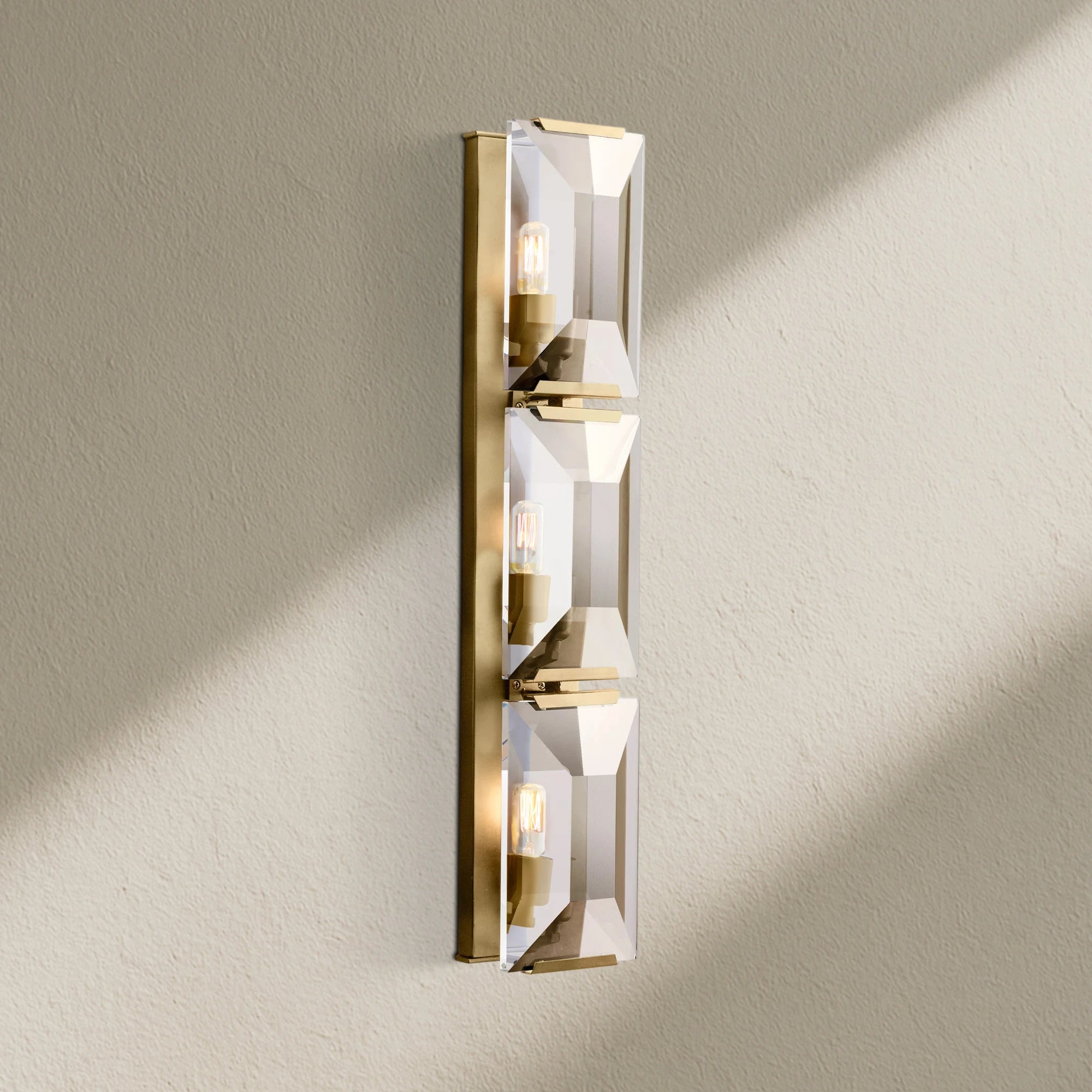Harfz Crystal Triple Wall Lamp