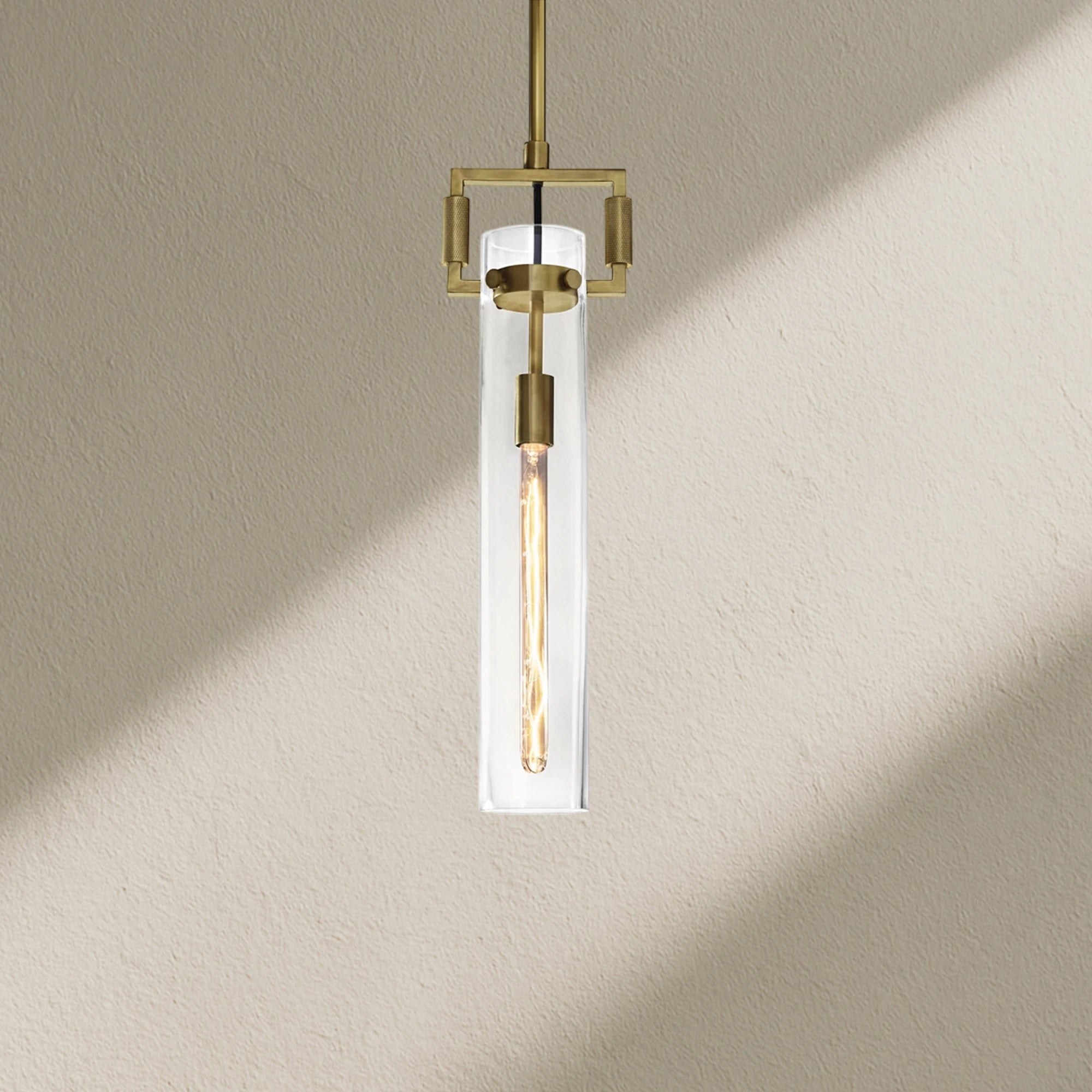 MACFZ Glass Cylinder Pendant 12"22"
