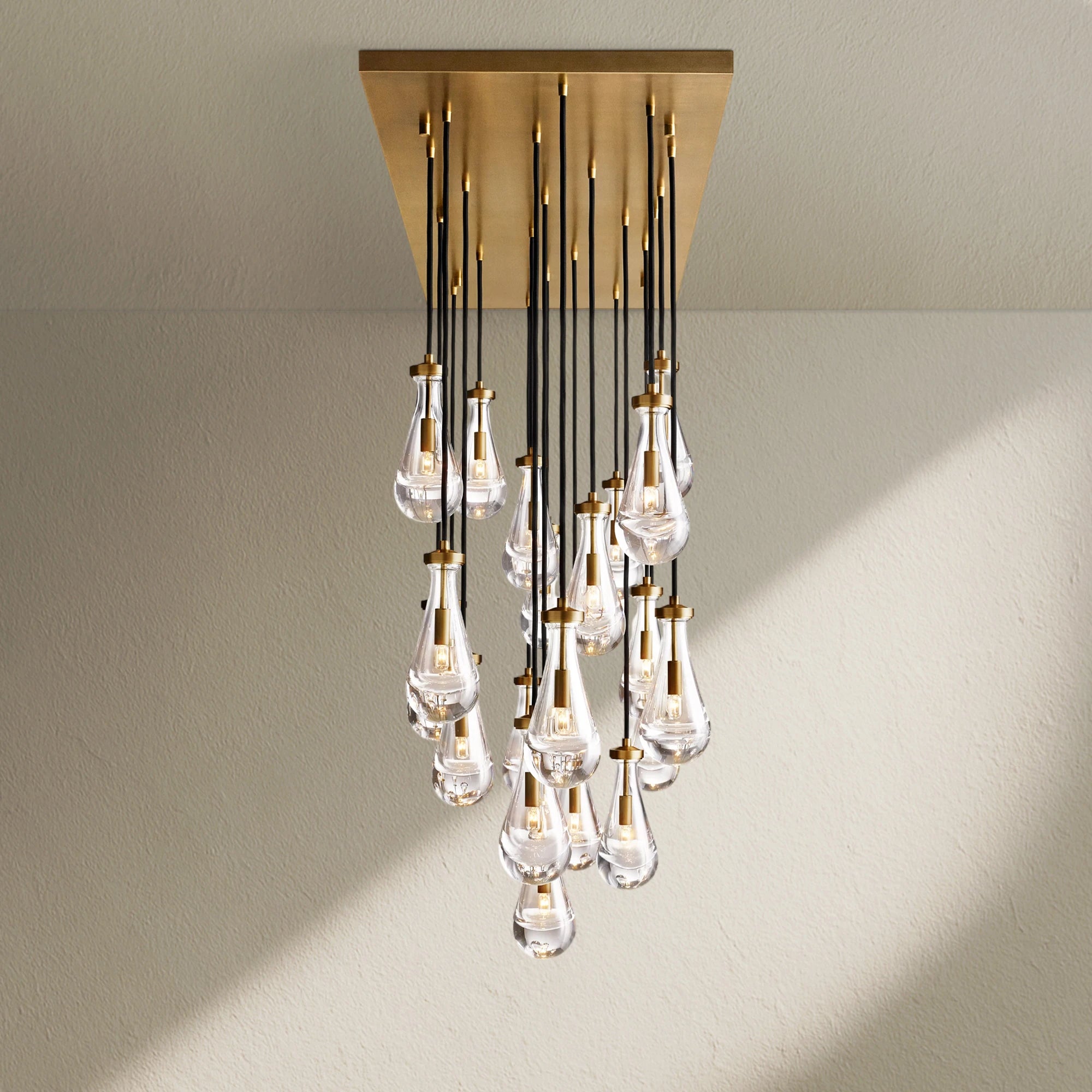 RAFZ Glass Linear Chandelier 72"