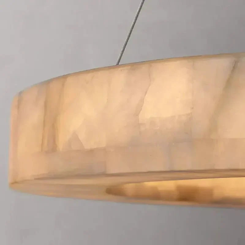 3 - Tier Round Marble Chandelier - Joyfuzzy