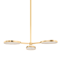 patras chandelier vintage brass