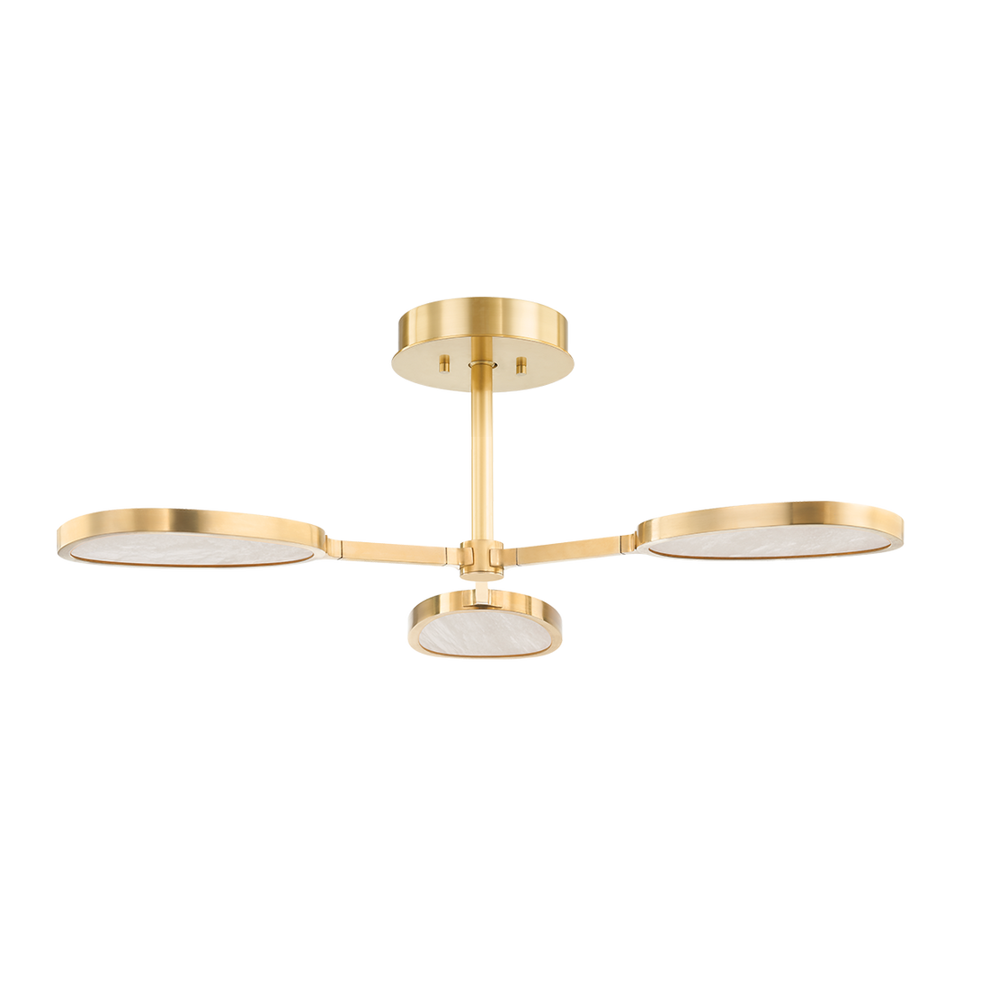 patras chandelier vintage brass