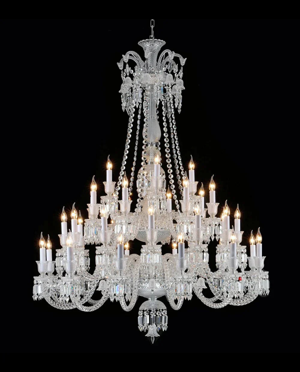 36 Lights Baccarat Crystal Chandelier - Joyfuzzy