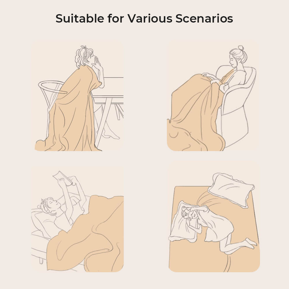 Cream Chenille Textured Pet-Friendly Anti-Scratch Throw Couch Cover