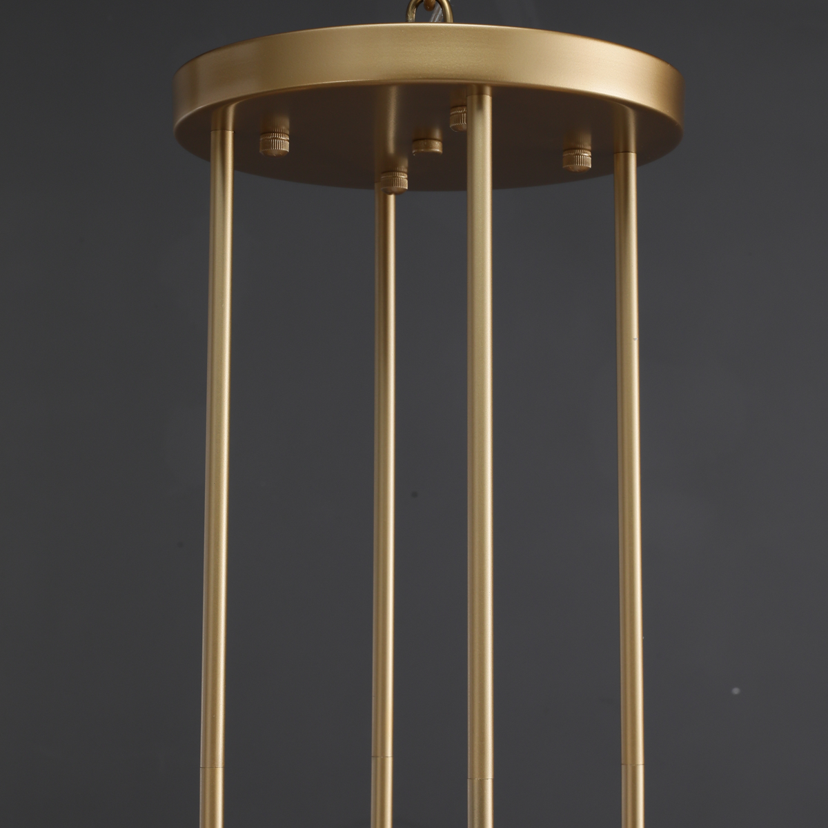 Lavefz Round Blown Glass Chandelier 36"