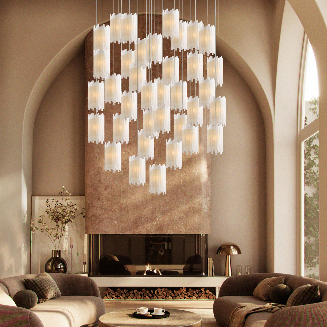 Gianna Round Chandelier 15/36 Light