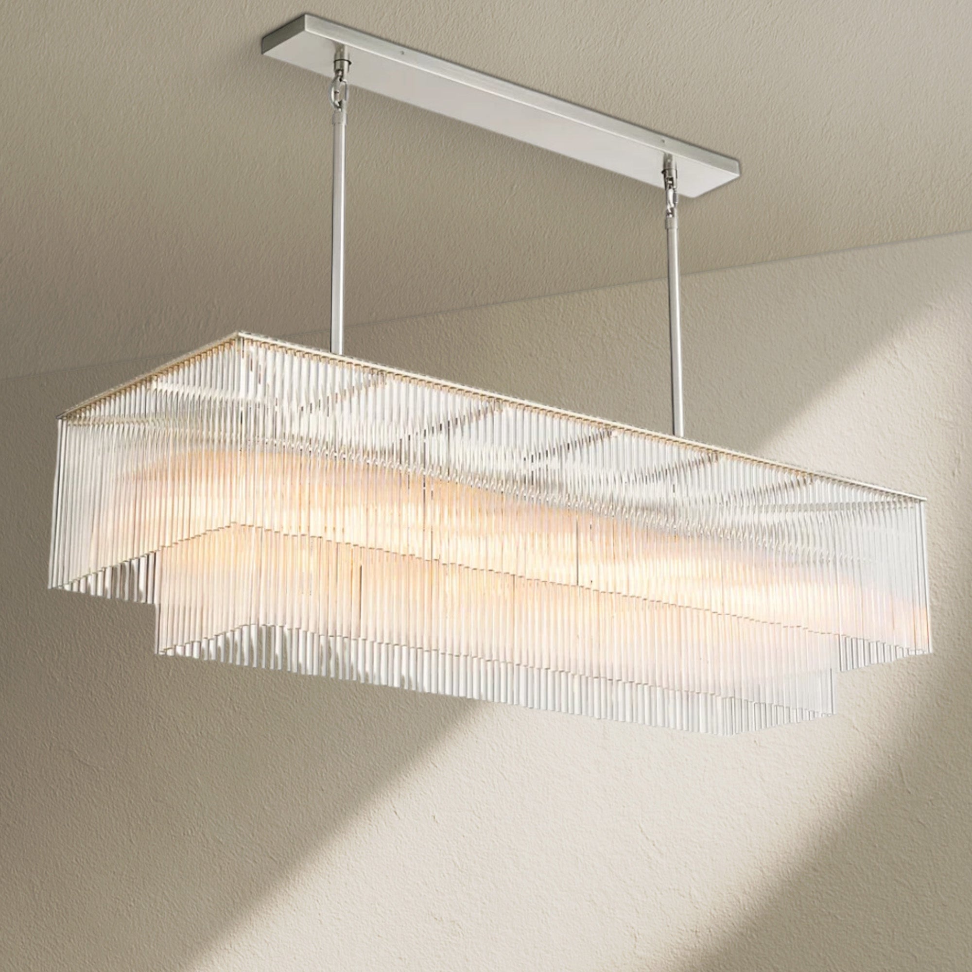 Amfz Rectangular Chandelier 54"