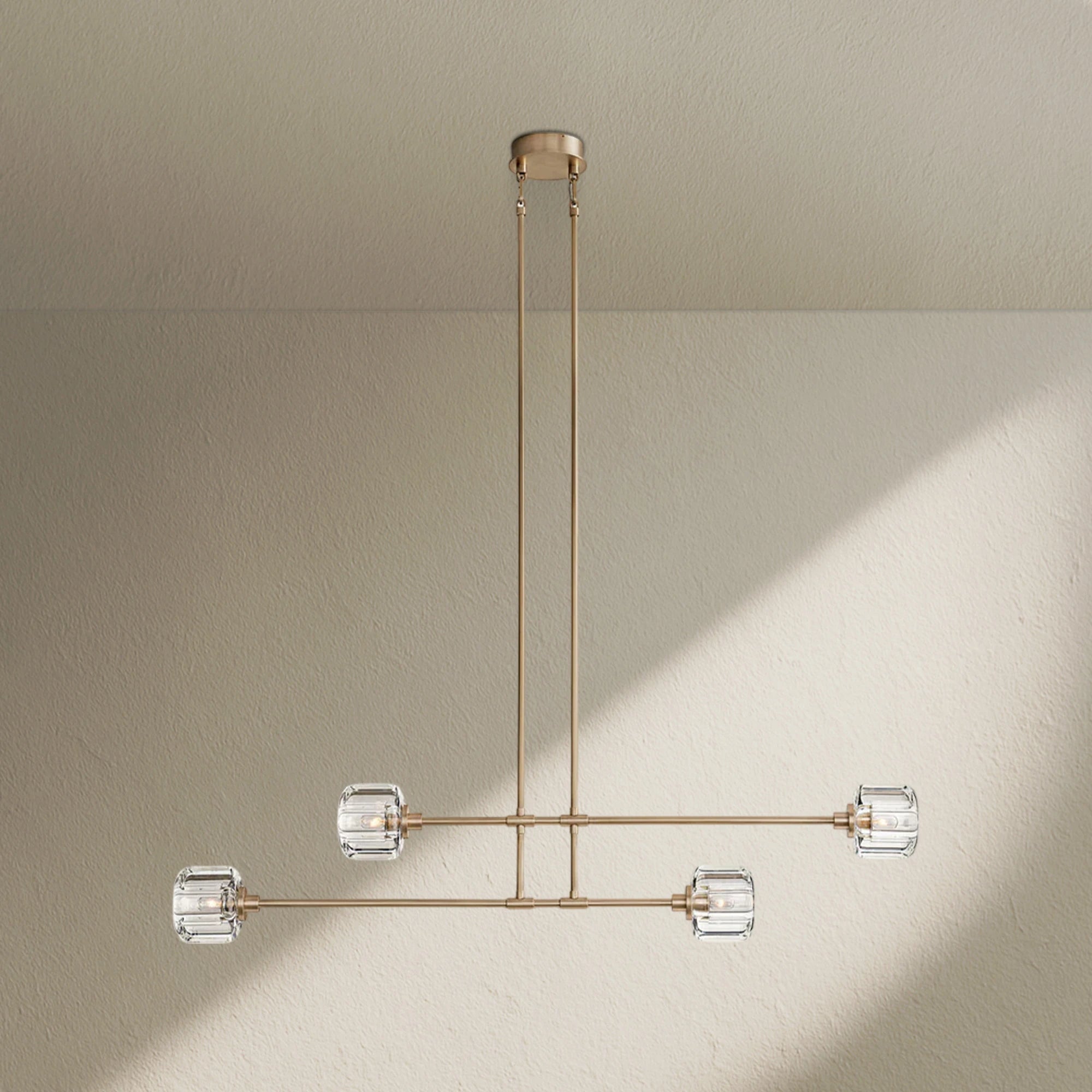 Deamafz Mobile Linear Chandelier 54" 72"