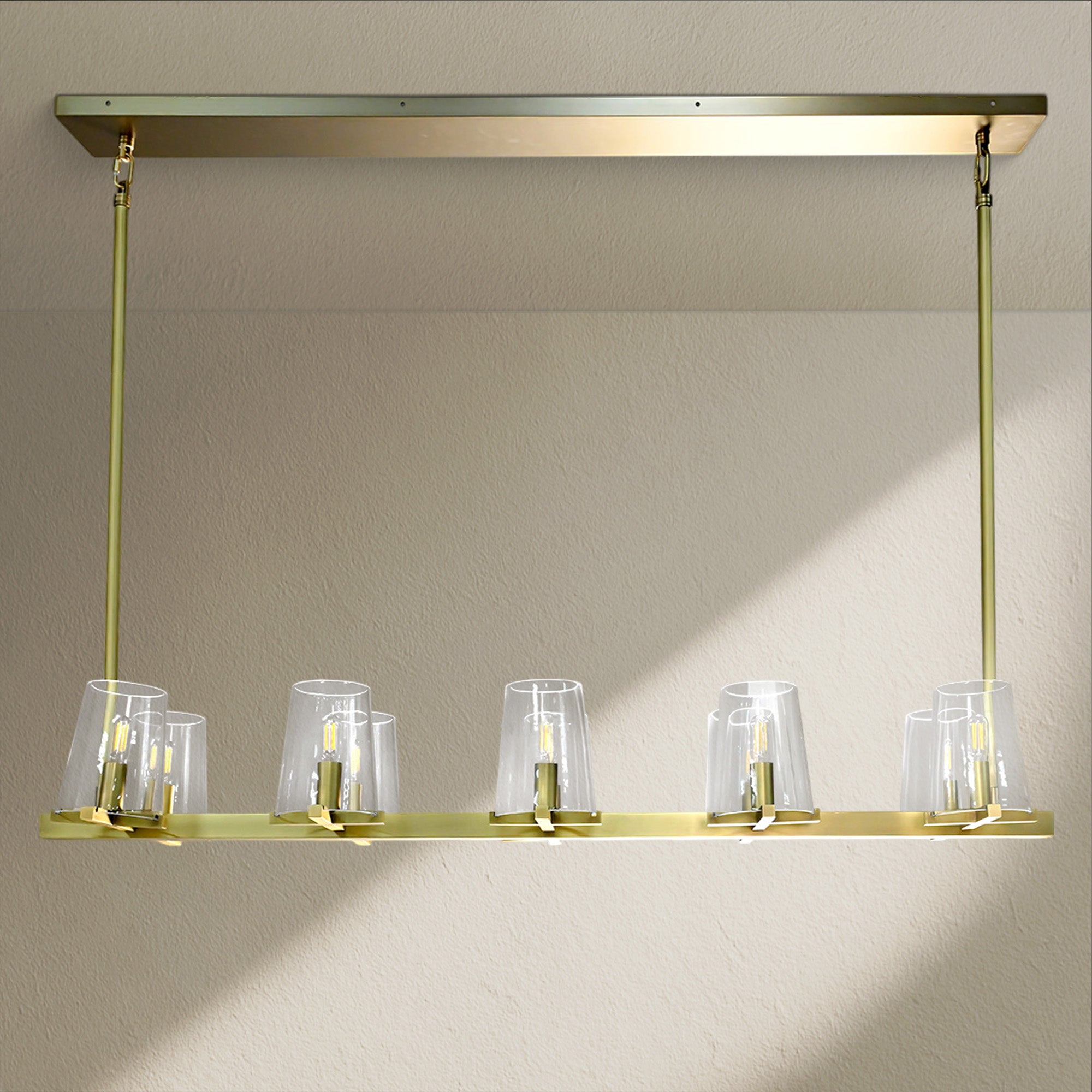 PAFZ Modern Linear Chandelier 49"60"