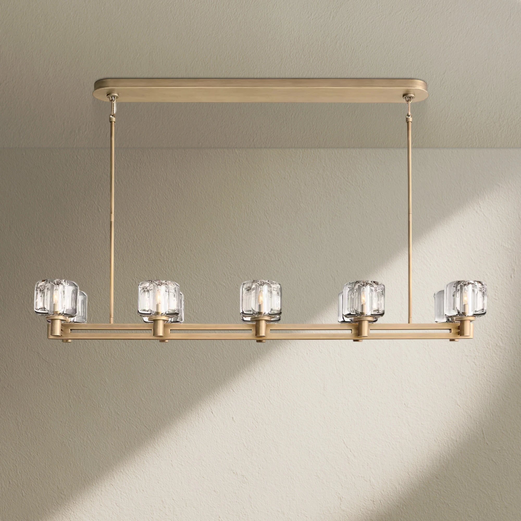 Deamafz Double Linear Chandelier 54"72"
