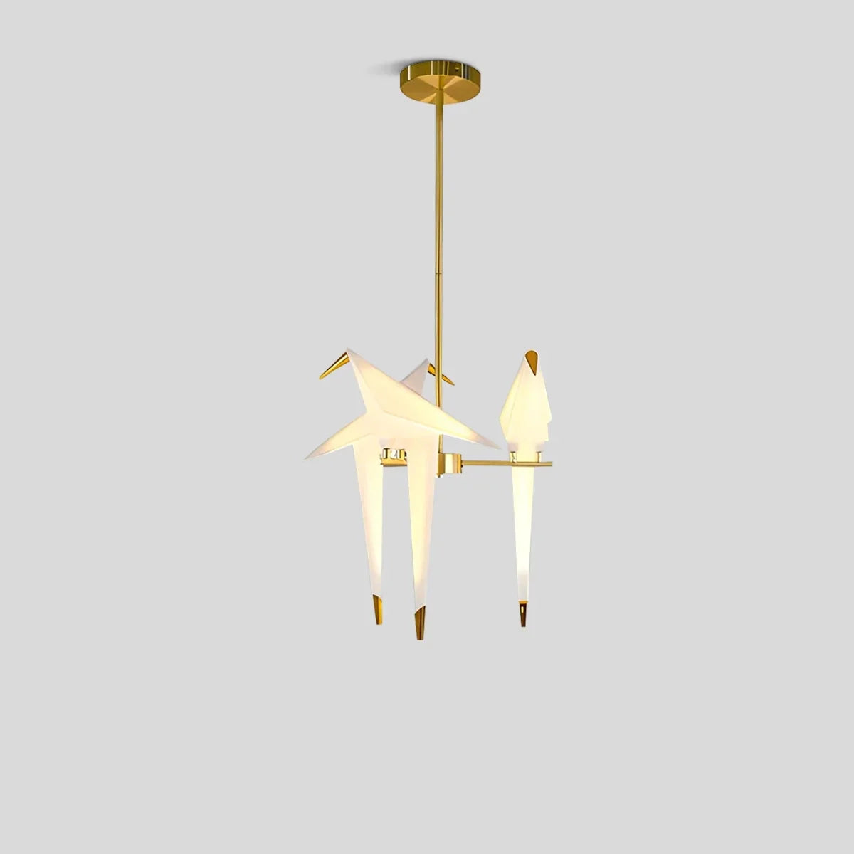 Joyfuzzy Paper Crane Bird Chandelier for Dining Room