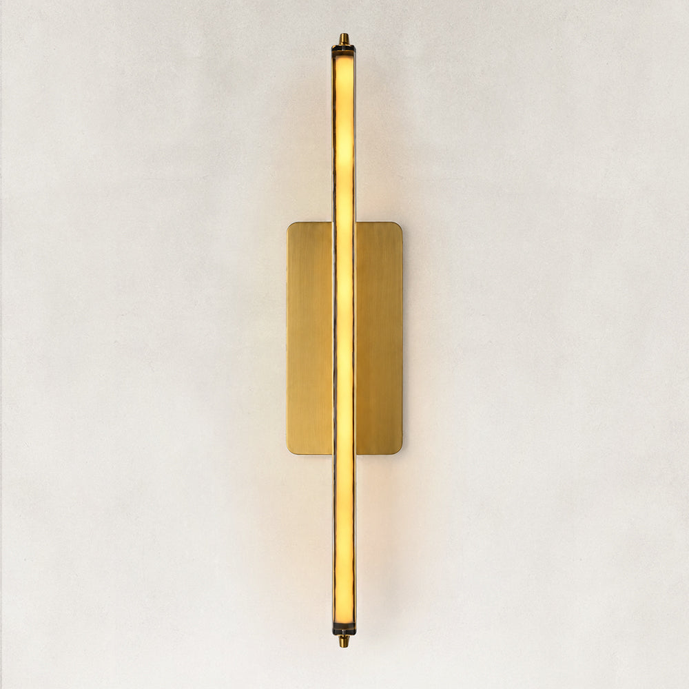 Hustle Modern Smoke Crystal Wall Sconce