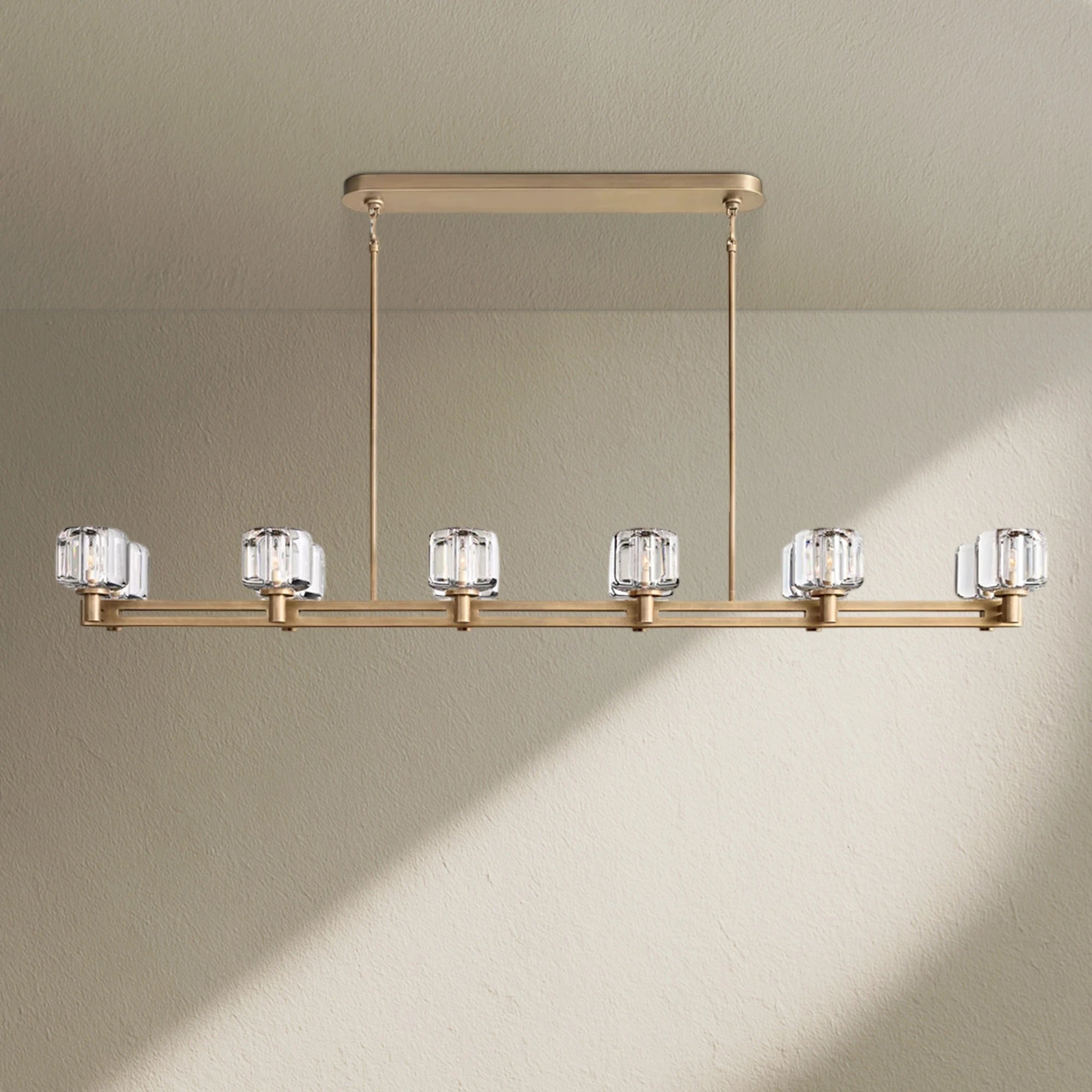 Deamafz Double Linear Chandelier 54"72"