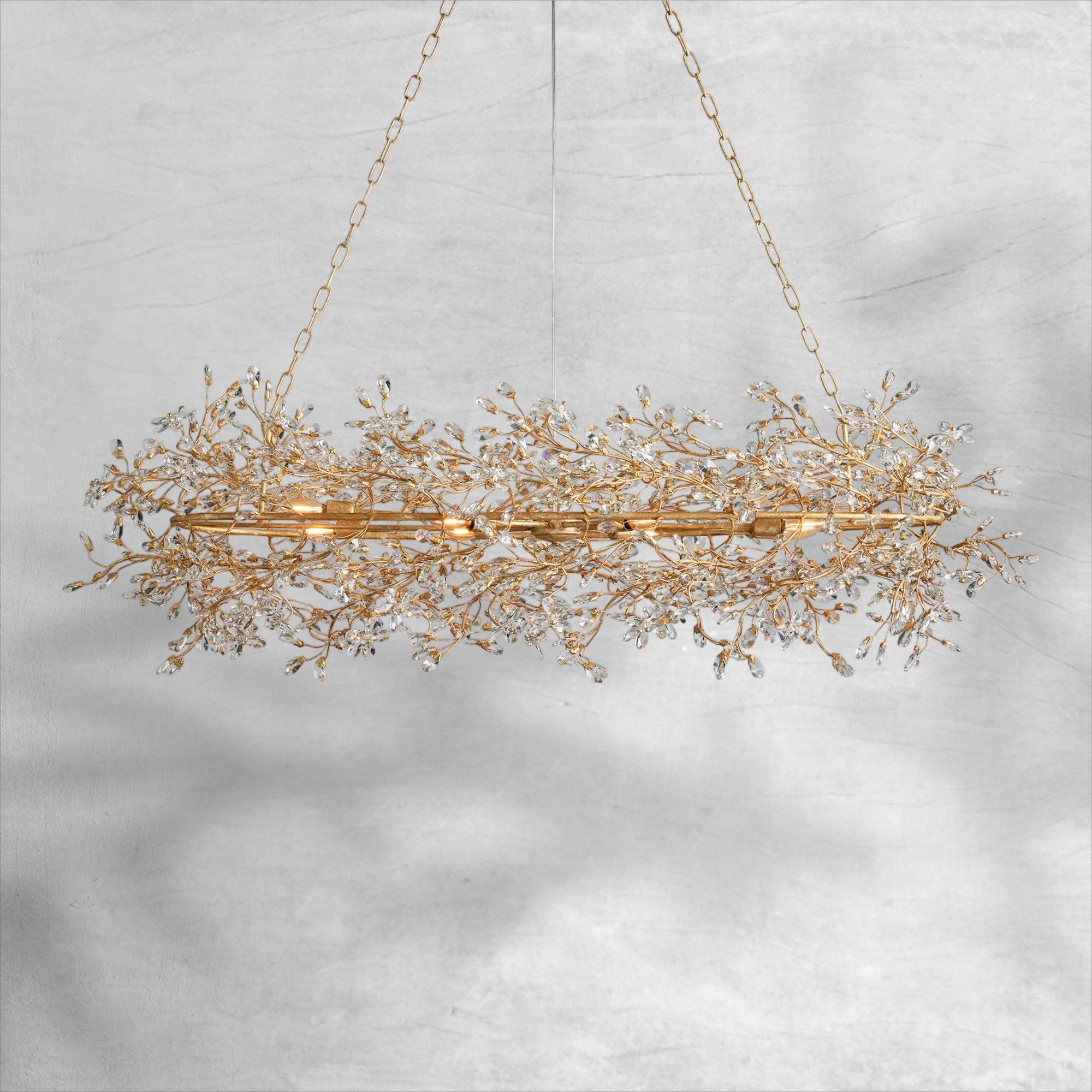 Fiore Oval Chandelier 62''74''