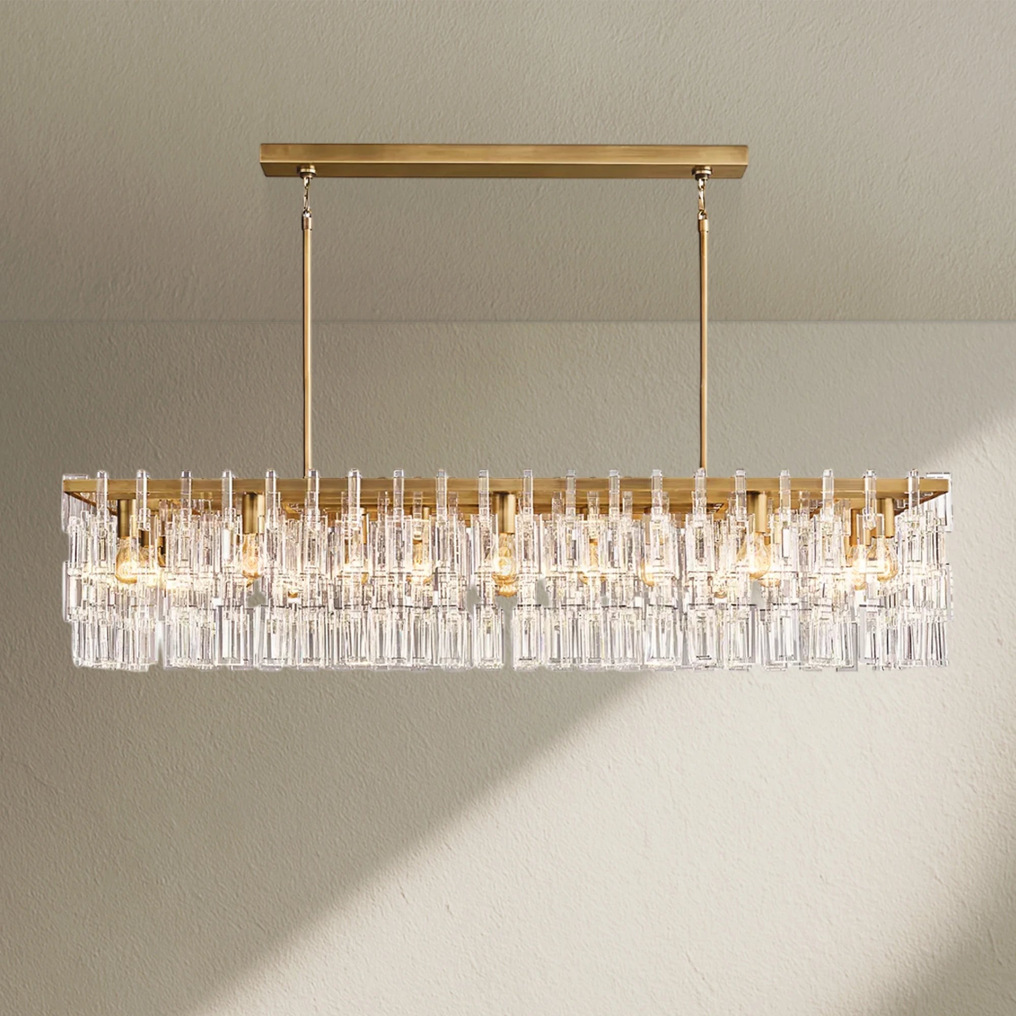 Marifz Modern Rectangular Chandelier 60"