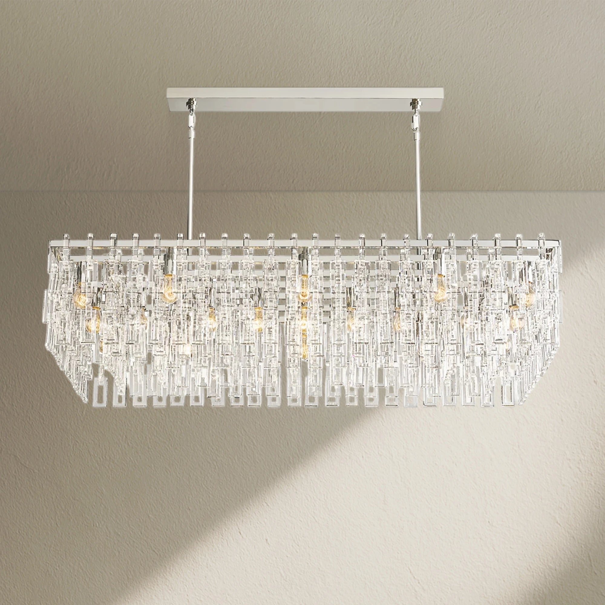 Marifz Modern Rectangular Chandelier 60"